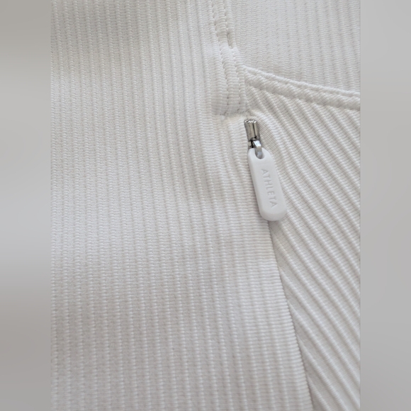 Athleta Salutation Ribbed Jacket in white - Picture 4 of 11